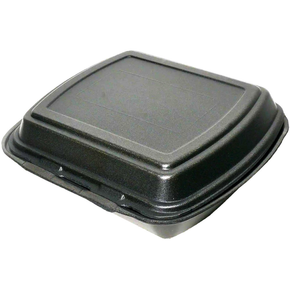 Ланч-бокс НР-1 чорний, для другого, зі спіненого полістиролу, 125 шт/уп