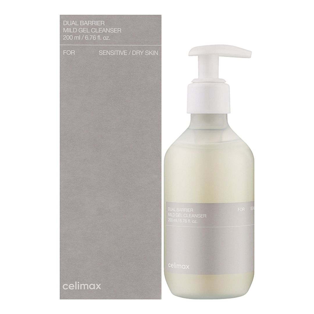 Гель для вмивання м'який Celimax 200 мл Dual Barrier Mild Gel Cleanser