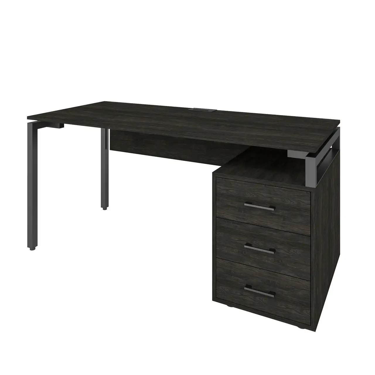 Стіл керівника з тумбою LP A, кабінет керівника, стіл керівника 1600/700/750 мм.