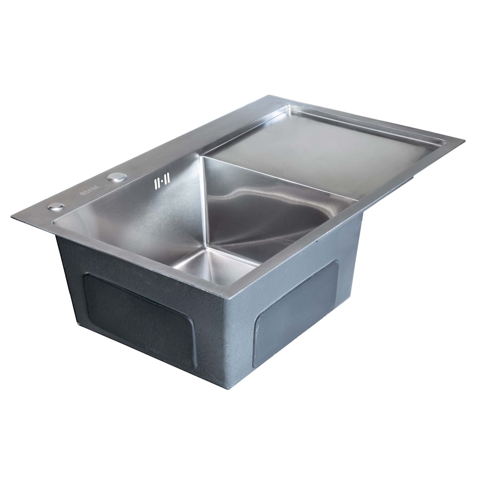 Мийка кухонна SIDER L 7850 з нержавіючої сталі 78×50×23 Satin