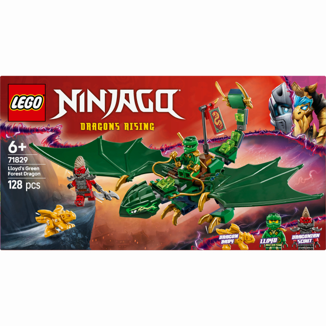 Конструктор LEGO NINJAGO Зелений лісовий дракон Ллойда (71829)