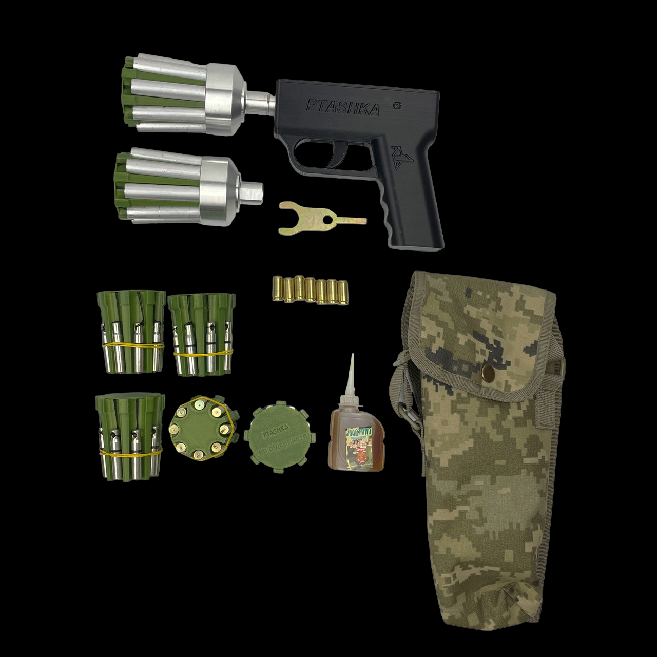 Спеціальний піхотний сіткомет для протидії БПЛА "Пташка" (Розширенний Комплект).