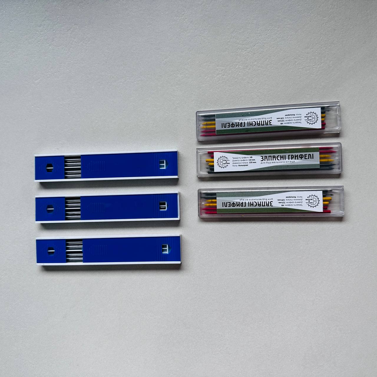 Набір грифелів стрижнів 2,8 мм