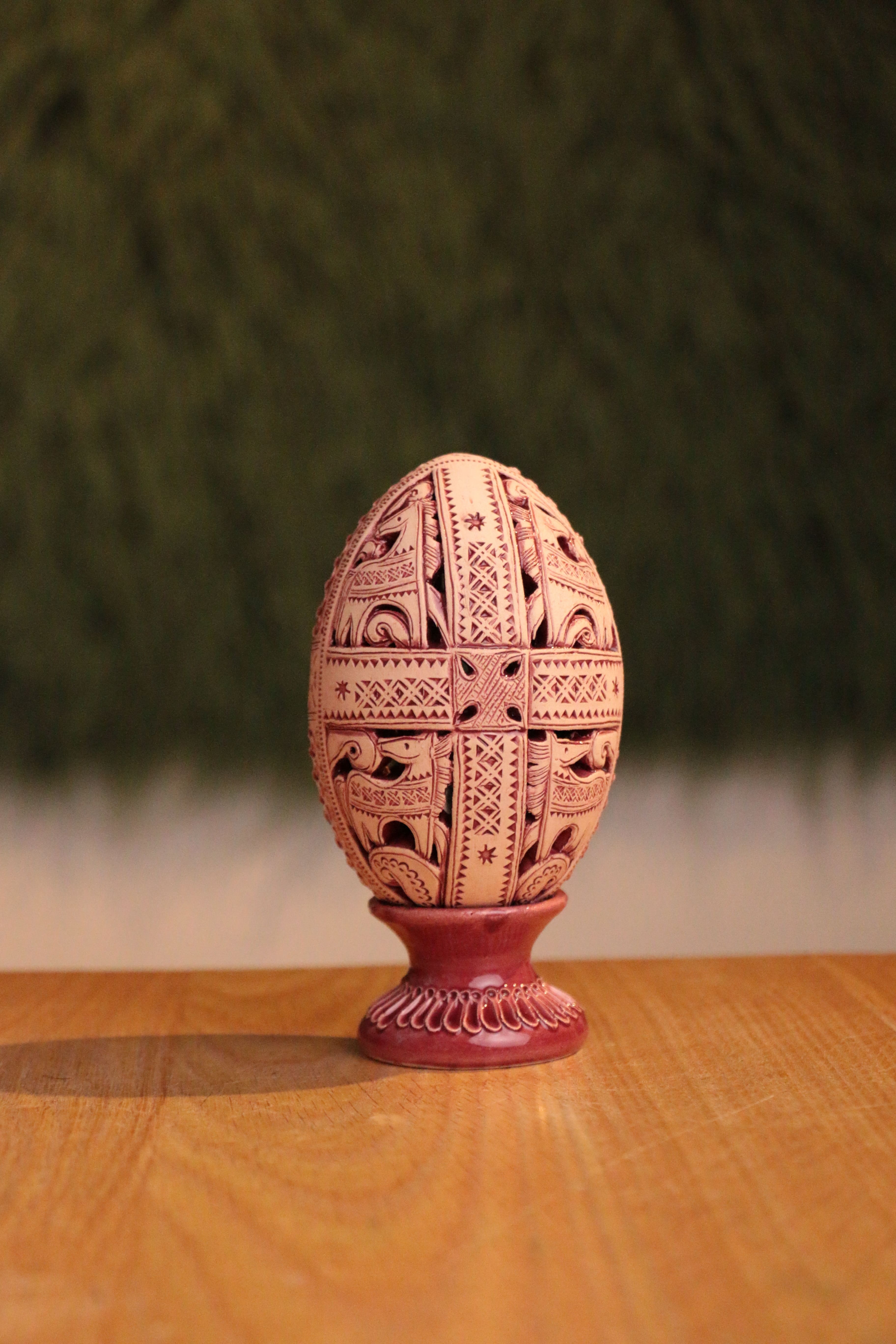 Писанка "Коники", 14 см