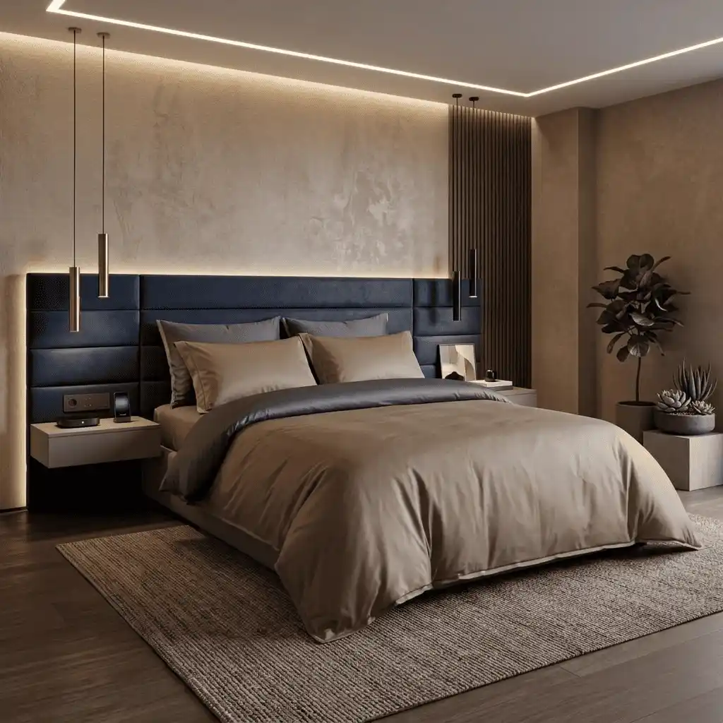 Постільна білизна з сатину, колір Frappe & Anthracite