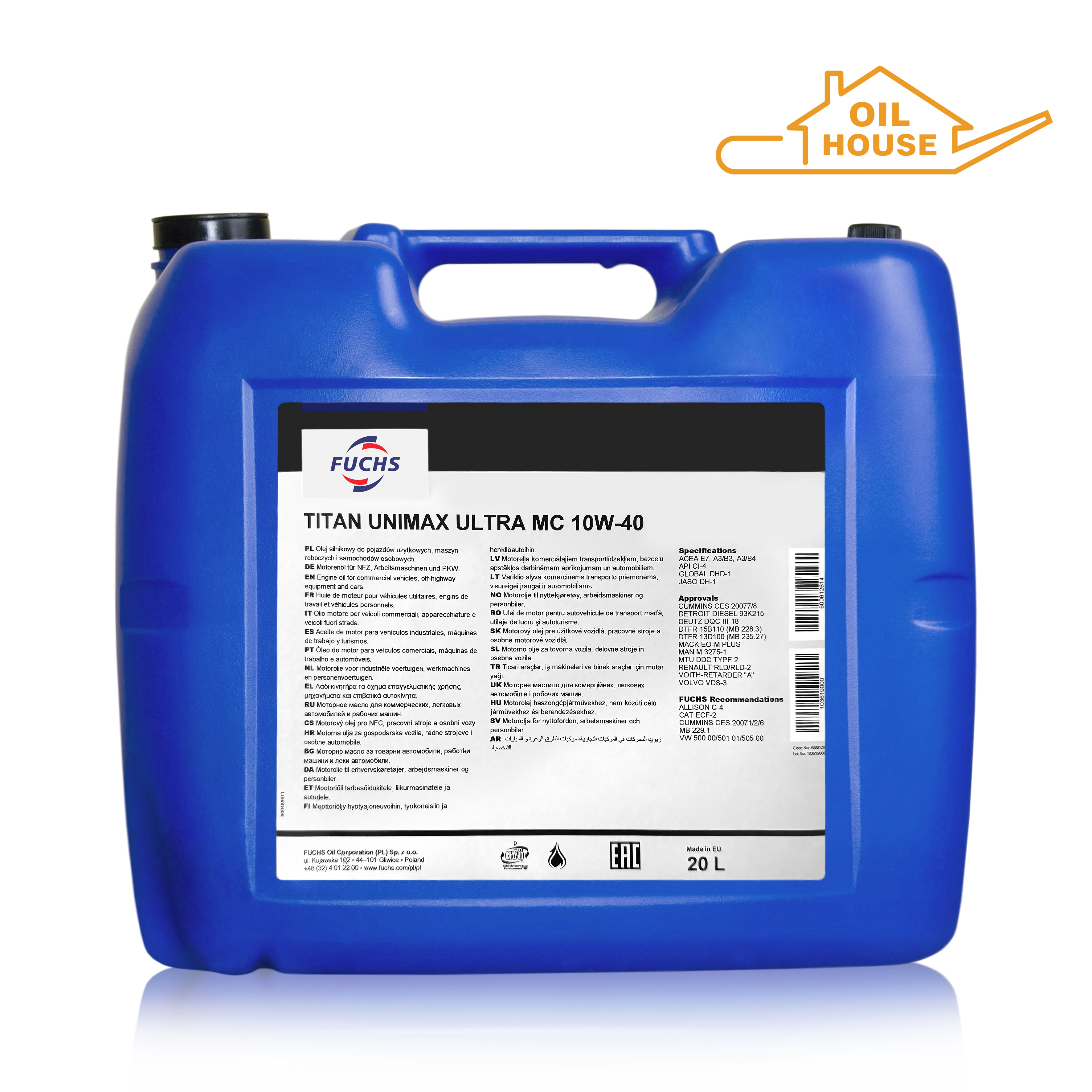 TITAN UNIMAX ULTRA MC SAE 10W-40