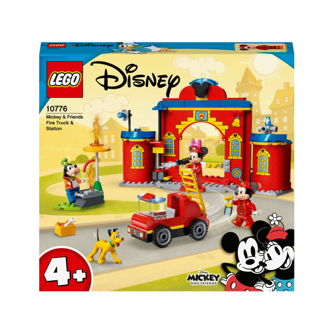 Конструктор LEGO Disney Mickey and Friends Пожежне депо й машина Міккі і його друзів (10776)