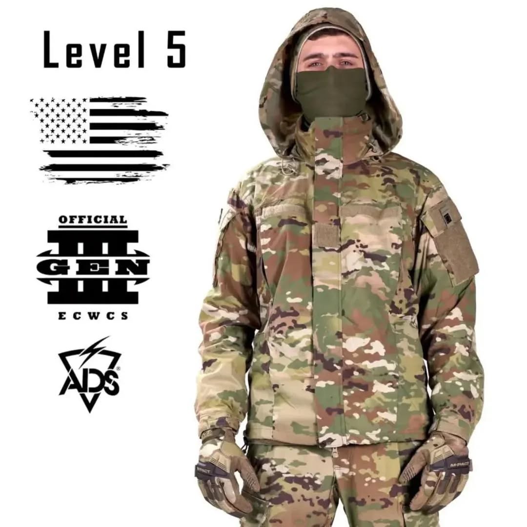 Оригінальні армійські демісезонні мембранні куртки "ECWCS GEN III LEVEL 5 JACKET MULTICAM" Армії США.