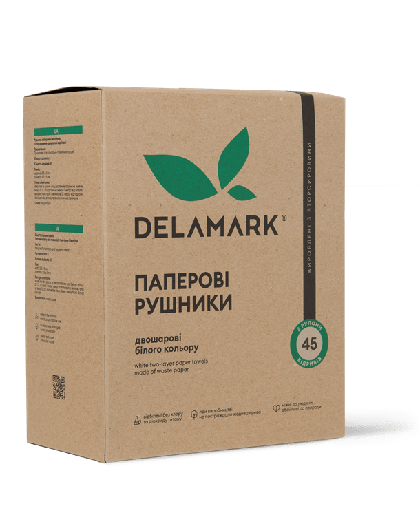 Паперові рушники DeLaMark (2 рулони)