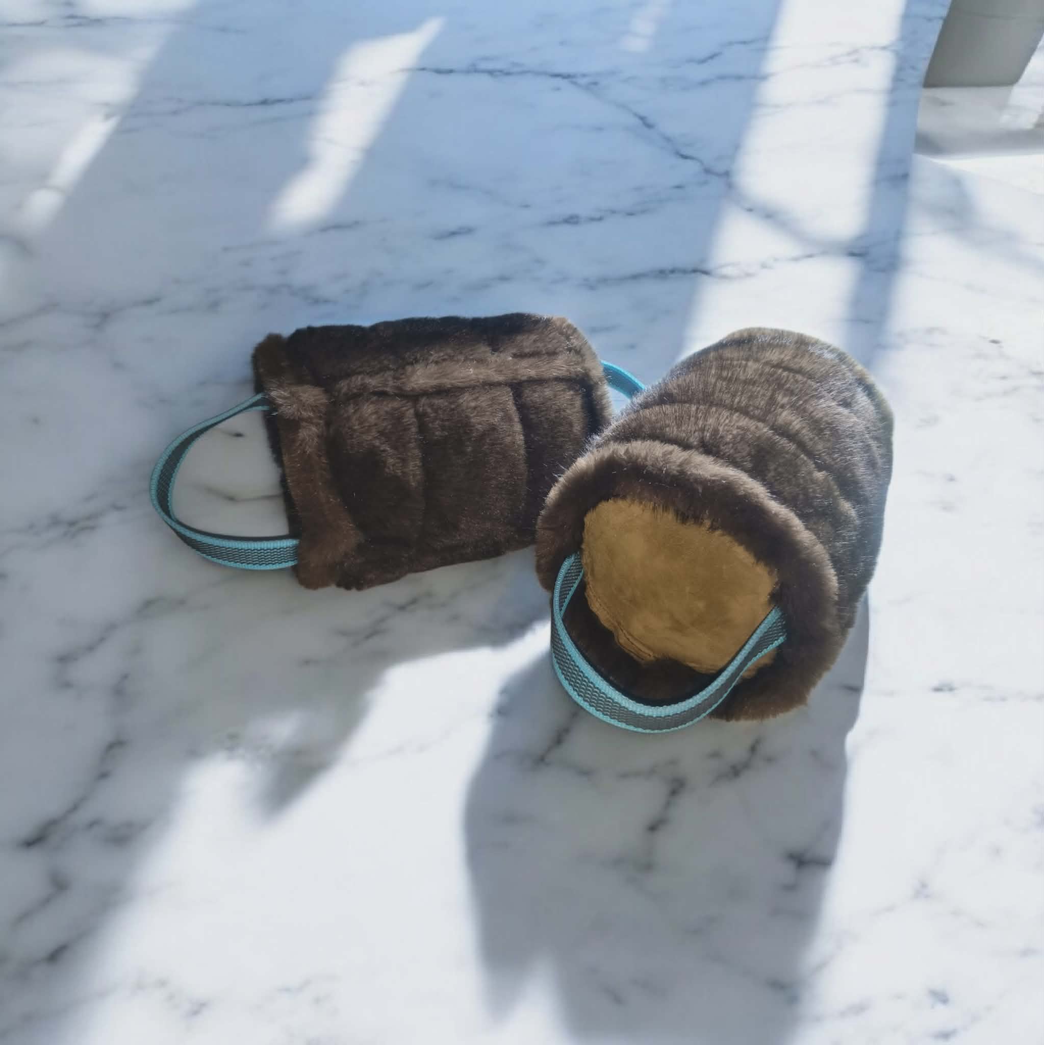 Бочка искусственный мех 12-15 см