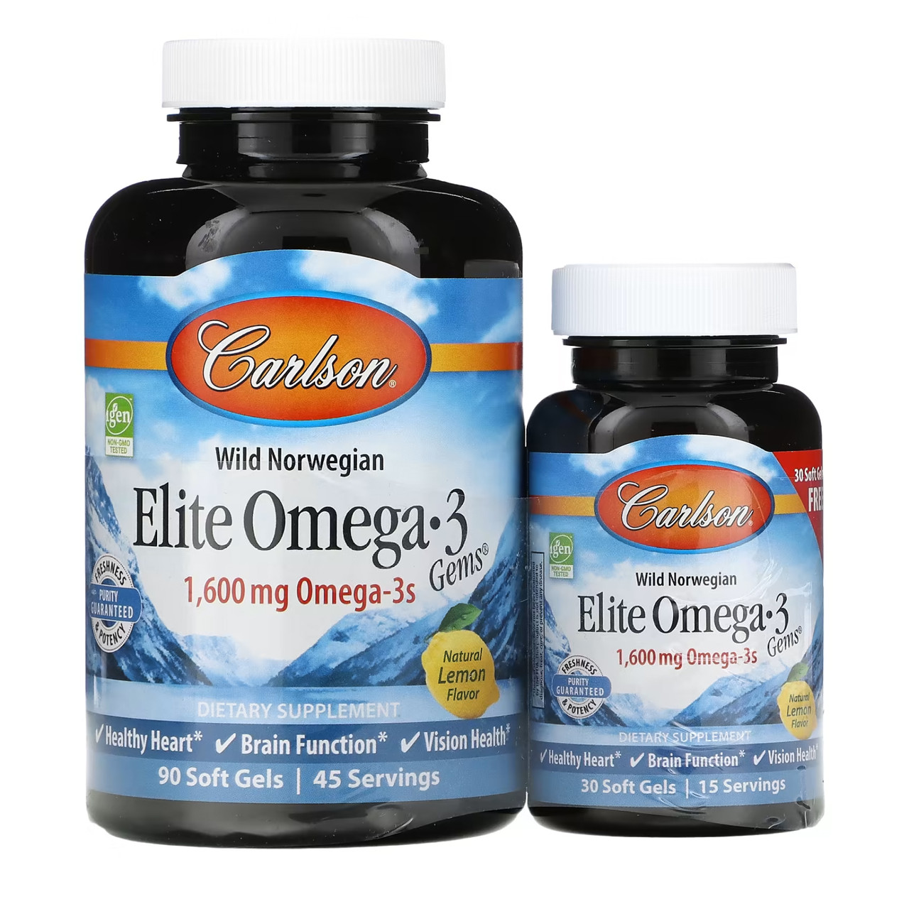 Елітна Омега 3, Elite Omega-3 Gems - 90+30 softgels