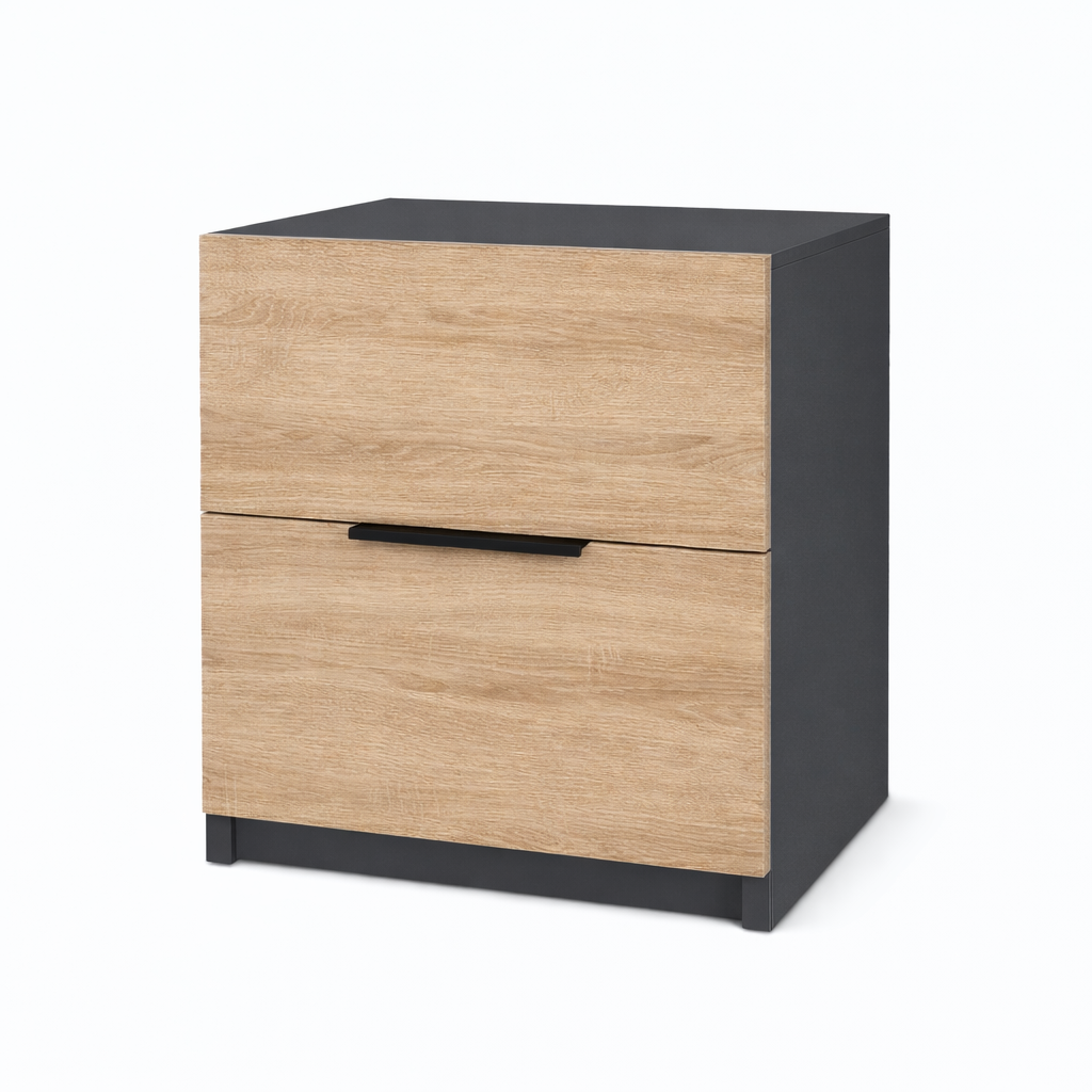 Тумба приліжкова з двома шухлядами