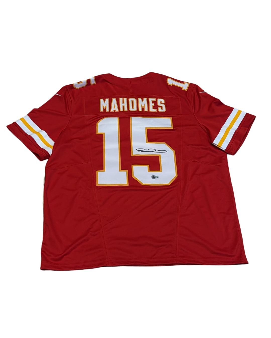 PATRICK MAHOMES JERSEY SIGNED CERTIFICADO BECKETT
