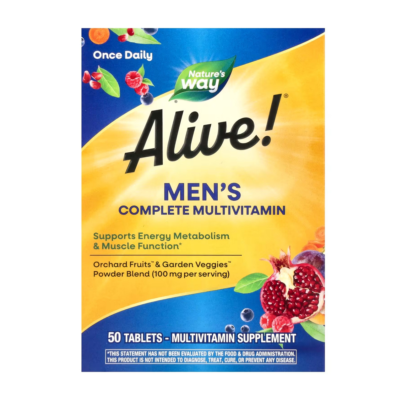 Мультивітаміни для чоловіків, Men's Complete Multivitamin - 50 tabs
