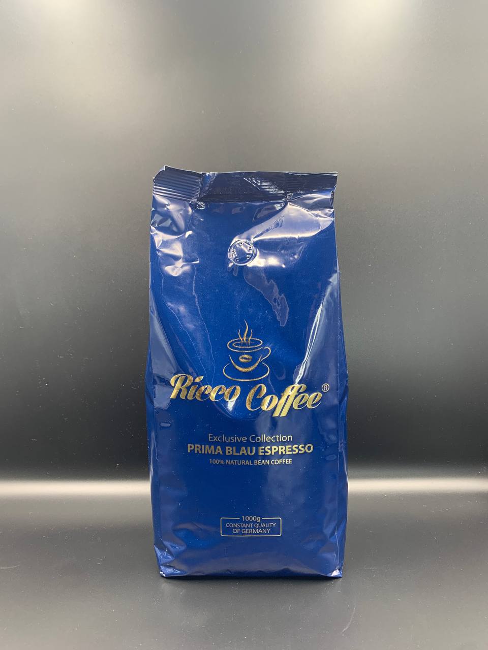 Кава Ricco Coffee 1 kg blau