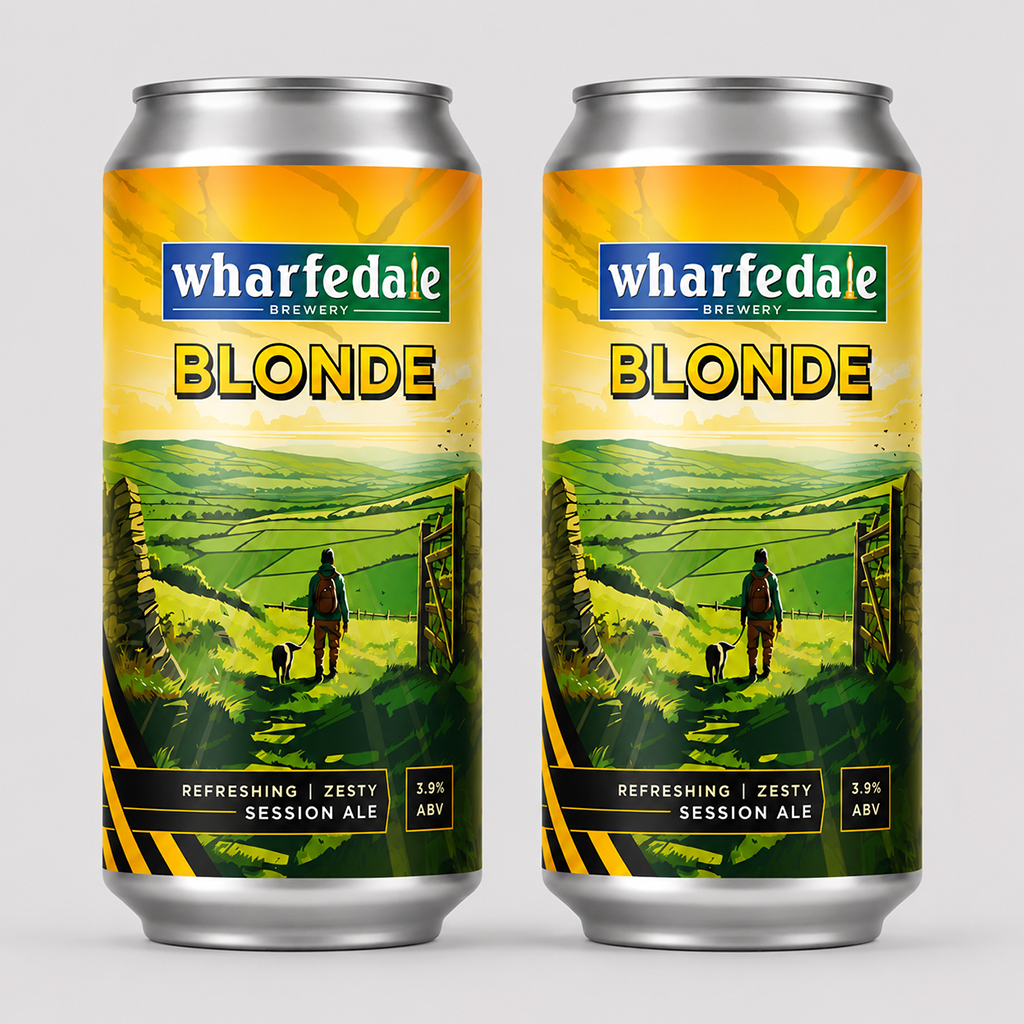 Canned Beer: Wharfedale Blonde (440ml x 12) - COMING SOON