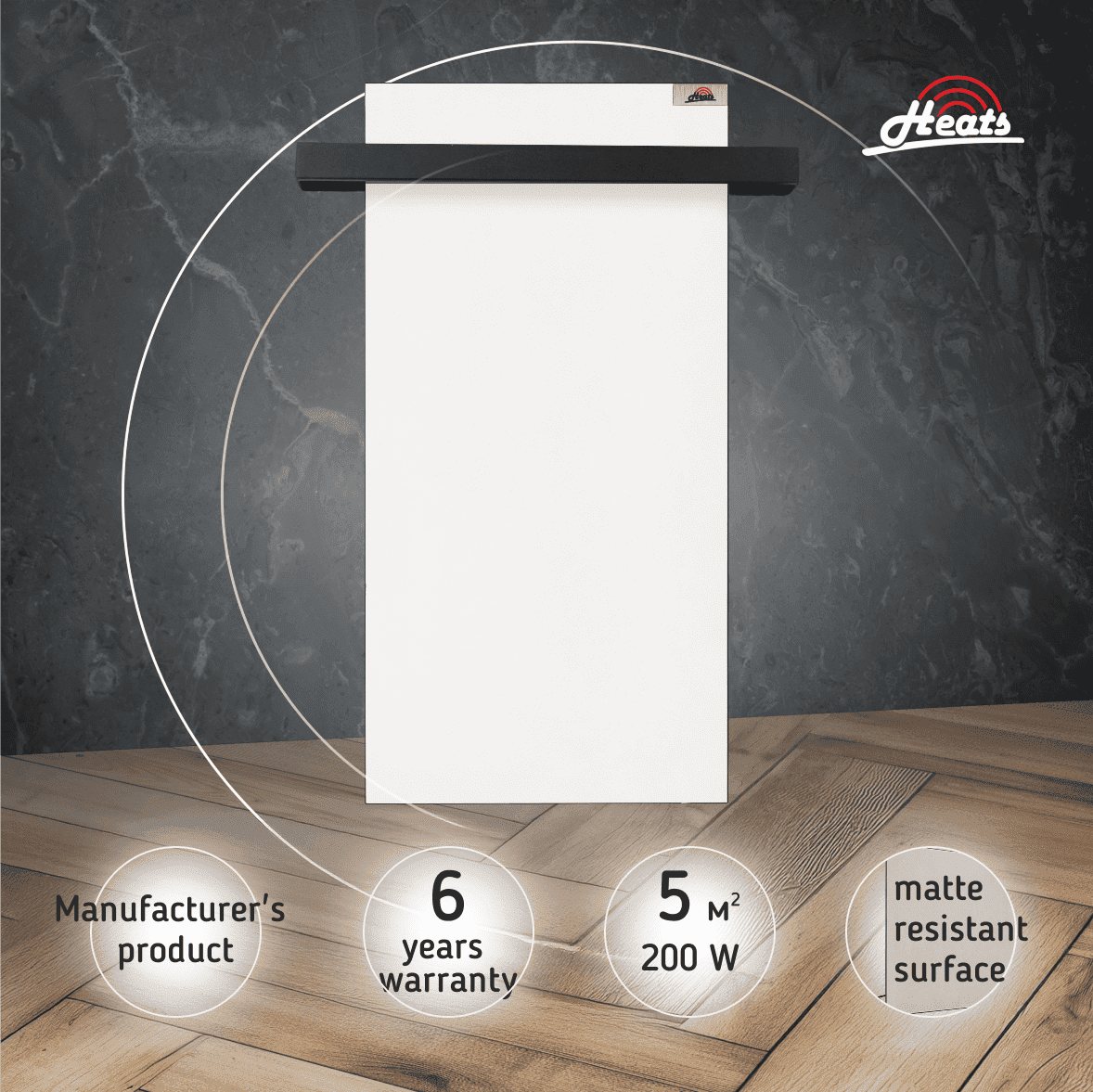 Towel Dryer Heats 200 White
