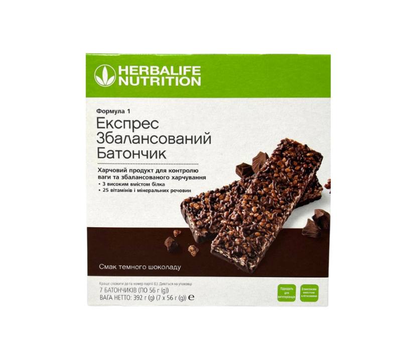 Формула 1 Збалансований батончик Смак темного шоколаду