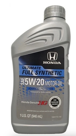 Моторна олива 5W20 HONDA  Ultimate Full Synthetic SP/GF-6, 1qt.