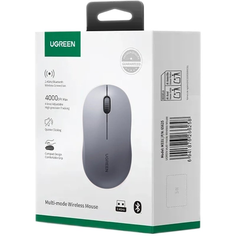 Бездротова миша UGREEN M331 Multi-mode Grey