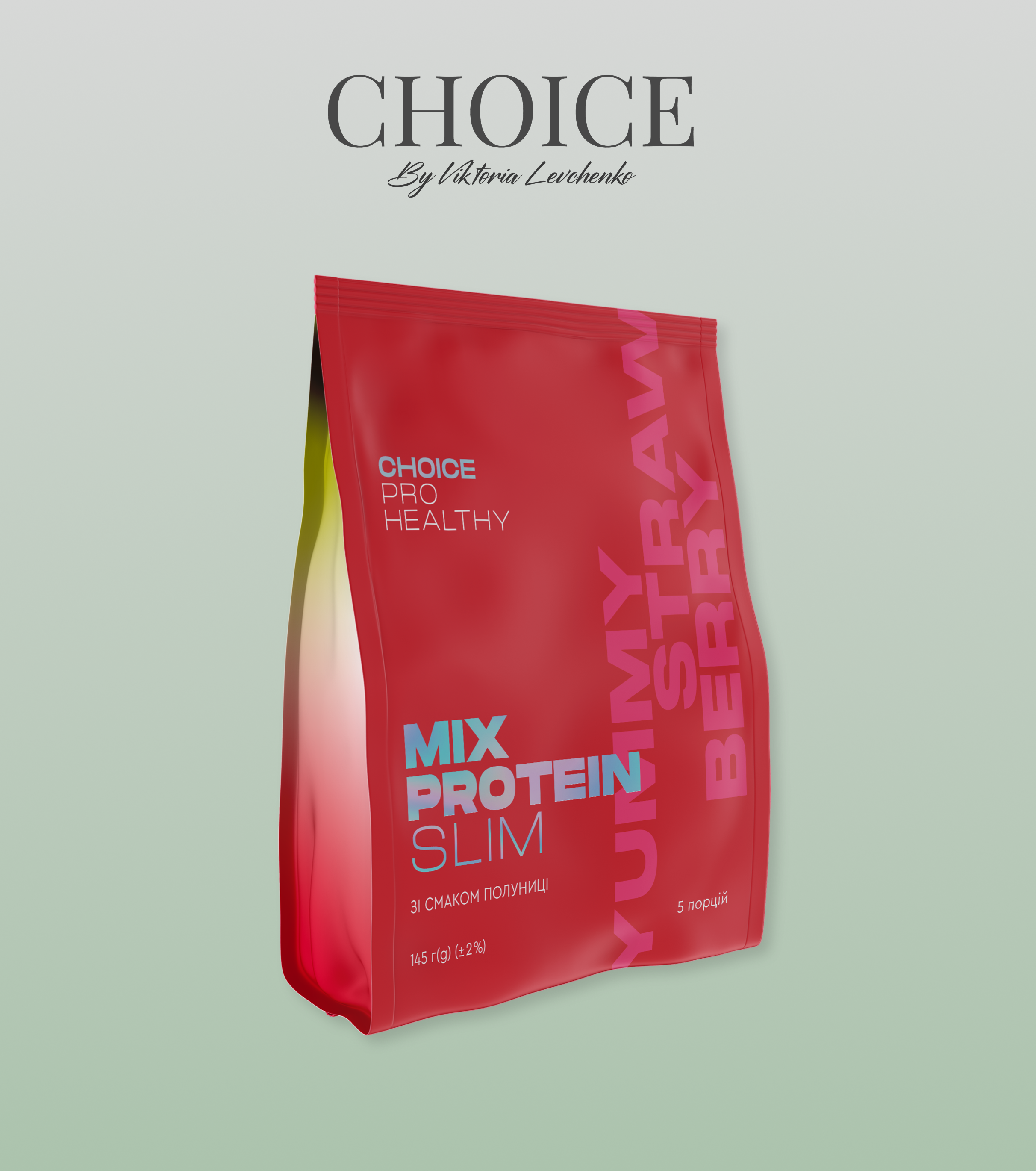 КОКТЕЙЛЬ PROTEIN SLIM (заміна сніданку) зі смаком STRAWBERRY Полуниці