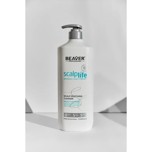 Очищуючий шампунь для проблемної шкіри голови Scalplife BOTANICAL THERAPY SCALP SOOTHING CLEANSER 1L