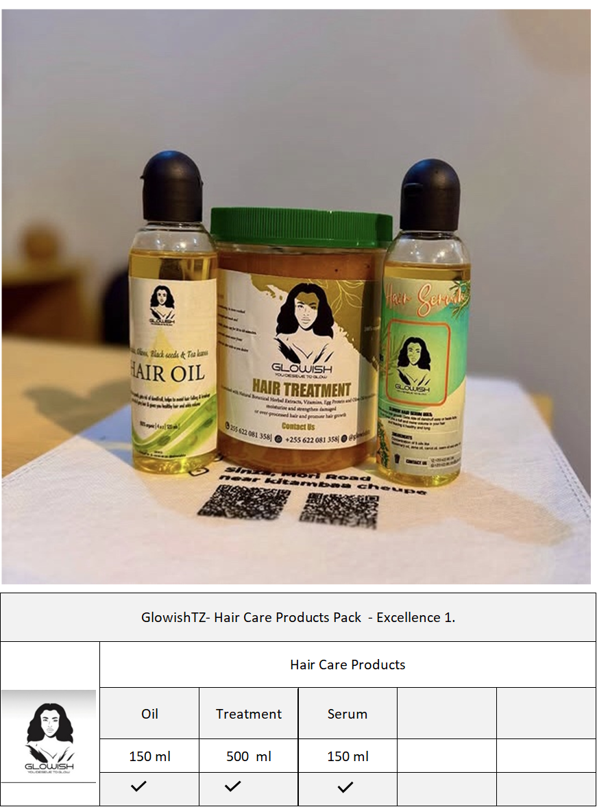 Glowish – Hair Care Products – Pack EXCELLENCE.