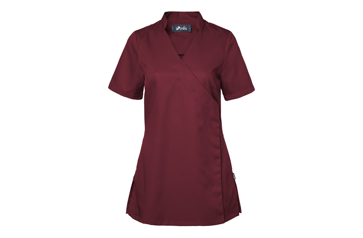 Women's burgundy tunic