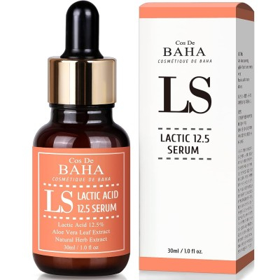 Сироватка для обличчя відновлююча з молочною кислотою Cos de Baha LS Lactic Acid 12.5% Serum 30 мл.