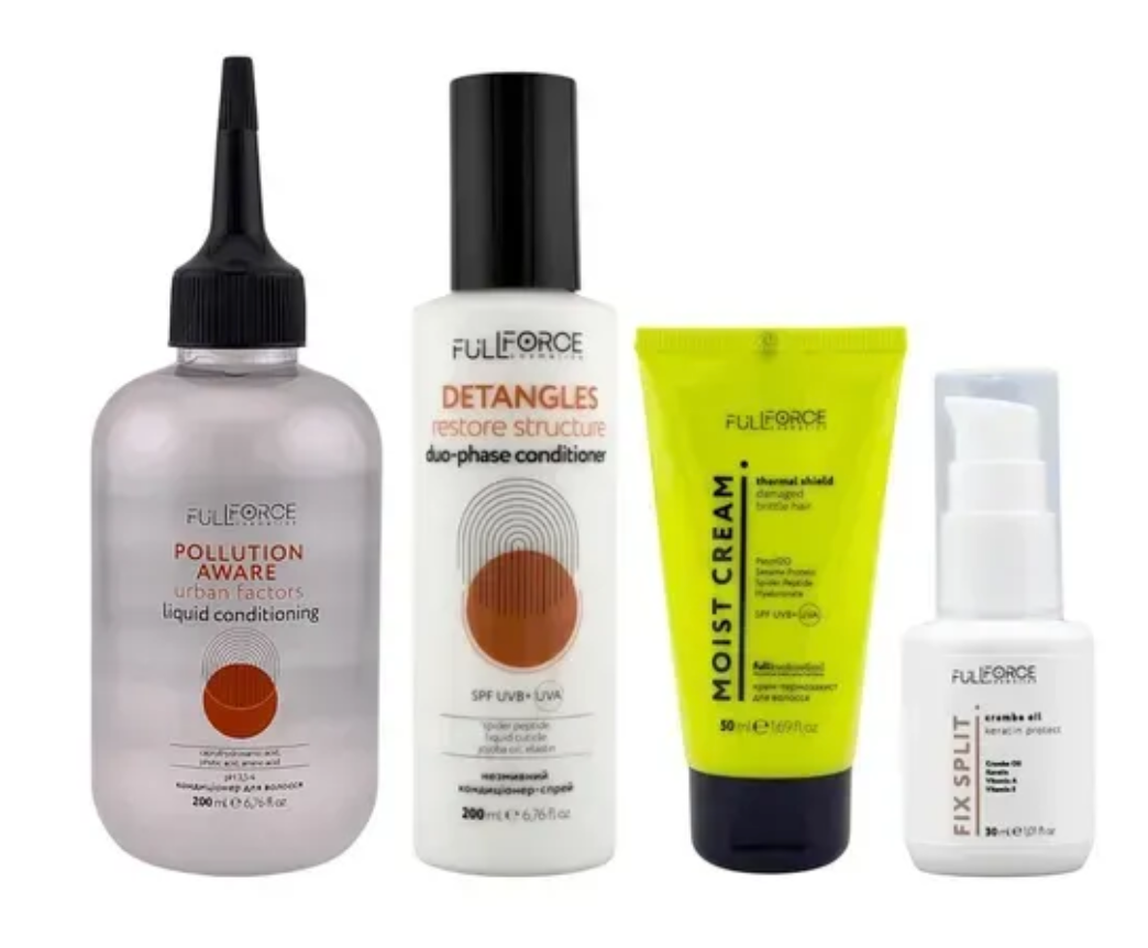 Набір для захисту волосся під час сонця SUN DEFENSE HAIR PROTECT SET, 480 ml