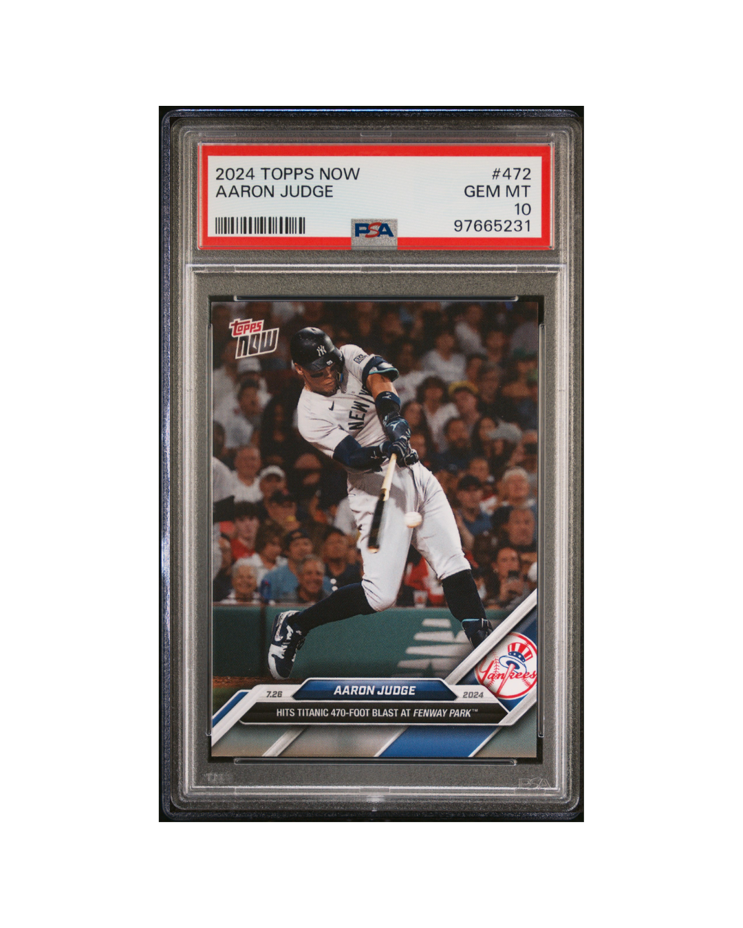 2024 TOPPS NOW #472 AARON JUDGE