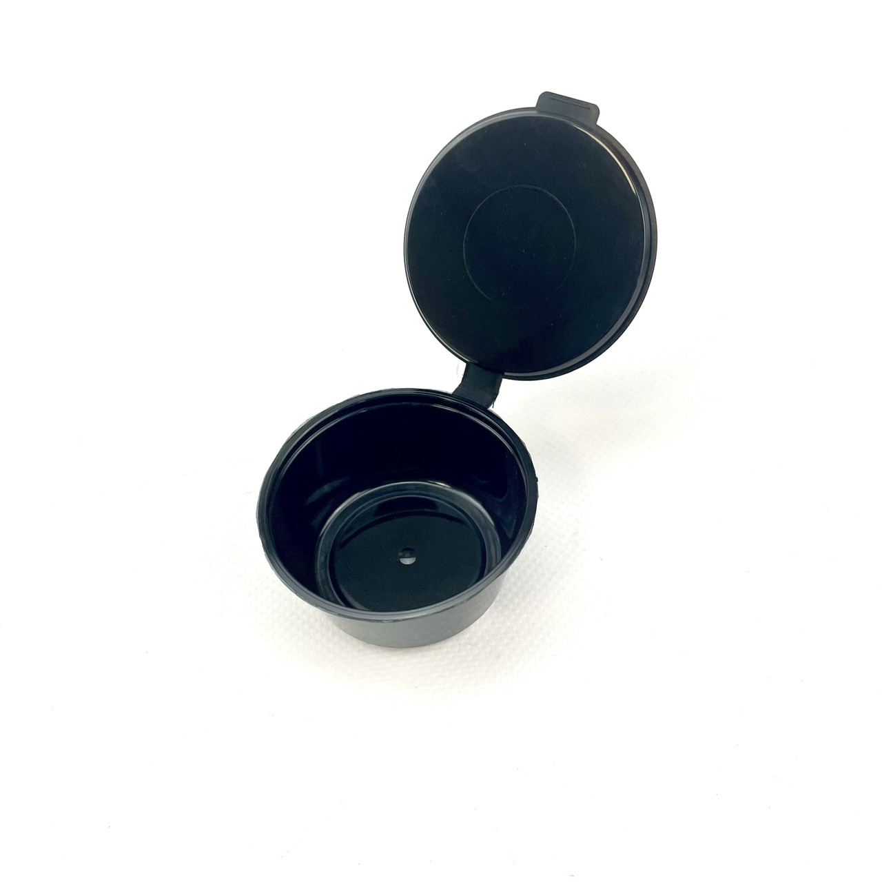 Соусник круглий чорний 50 мл з кришкою (50/1000)