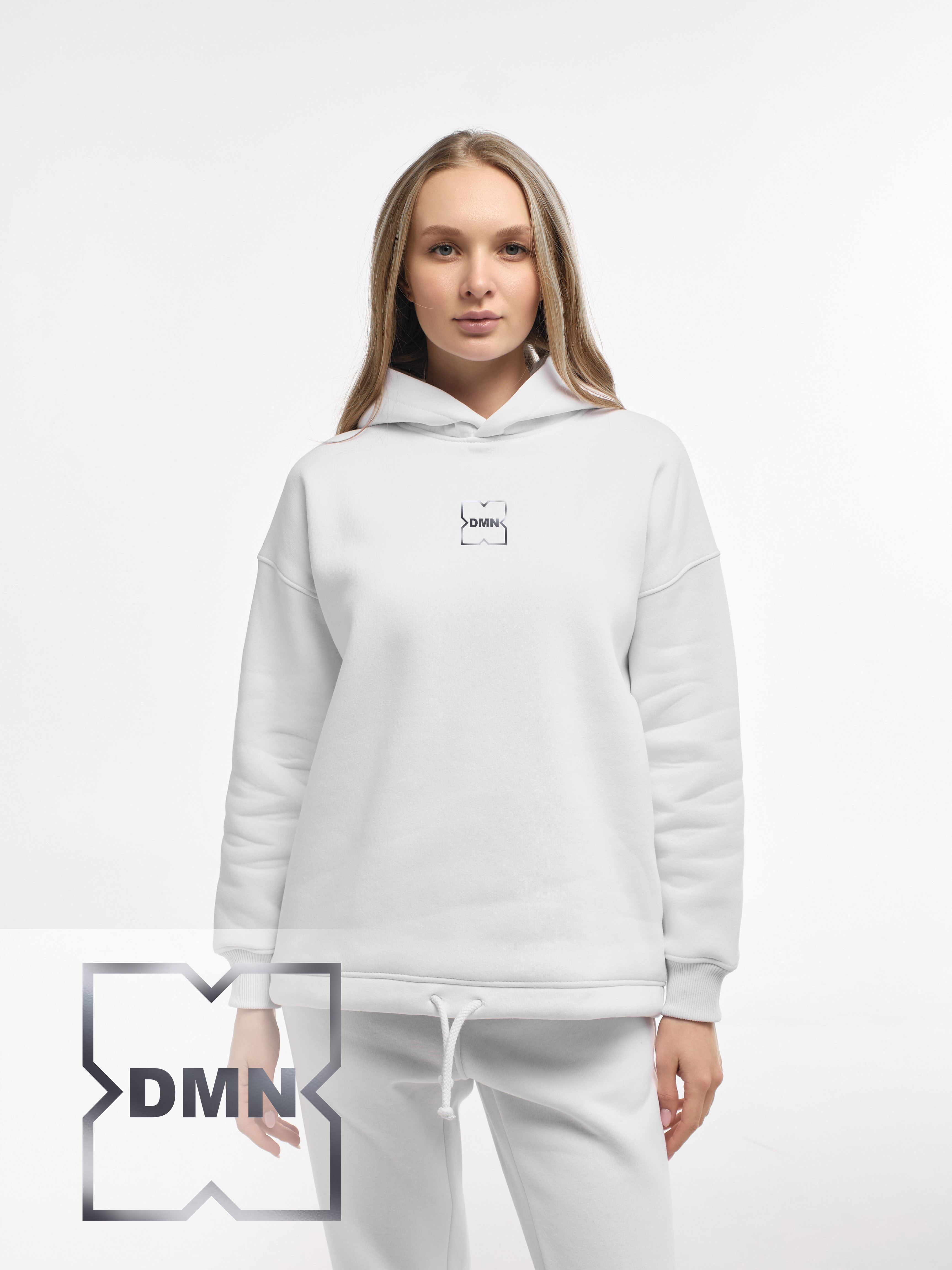 HOODIE "DMN" (DOMINATION) | LACE | WHITE EMOTION | XH2