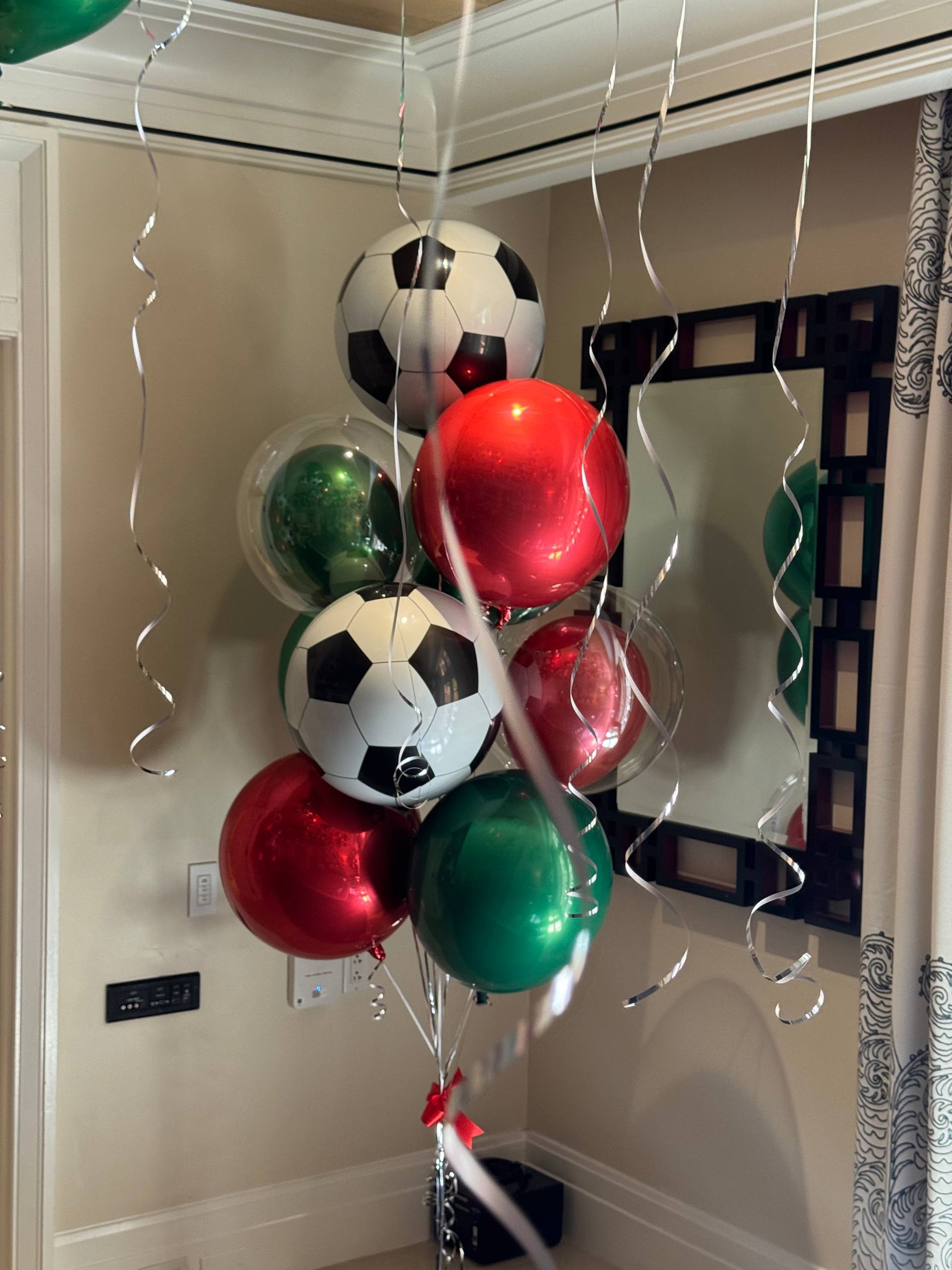Soccer Balloon Bouquet
