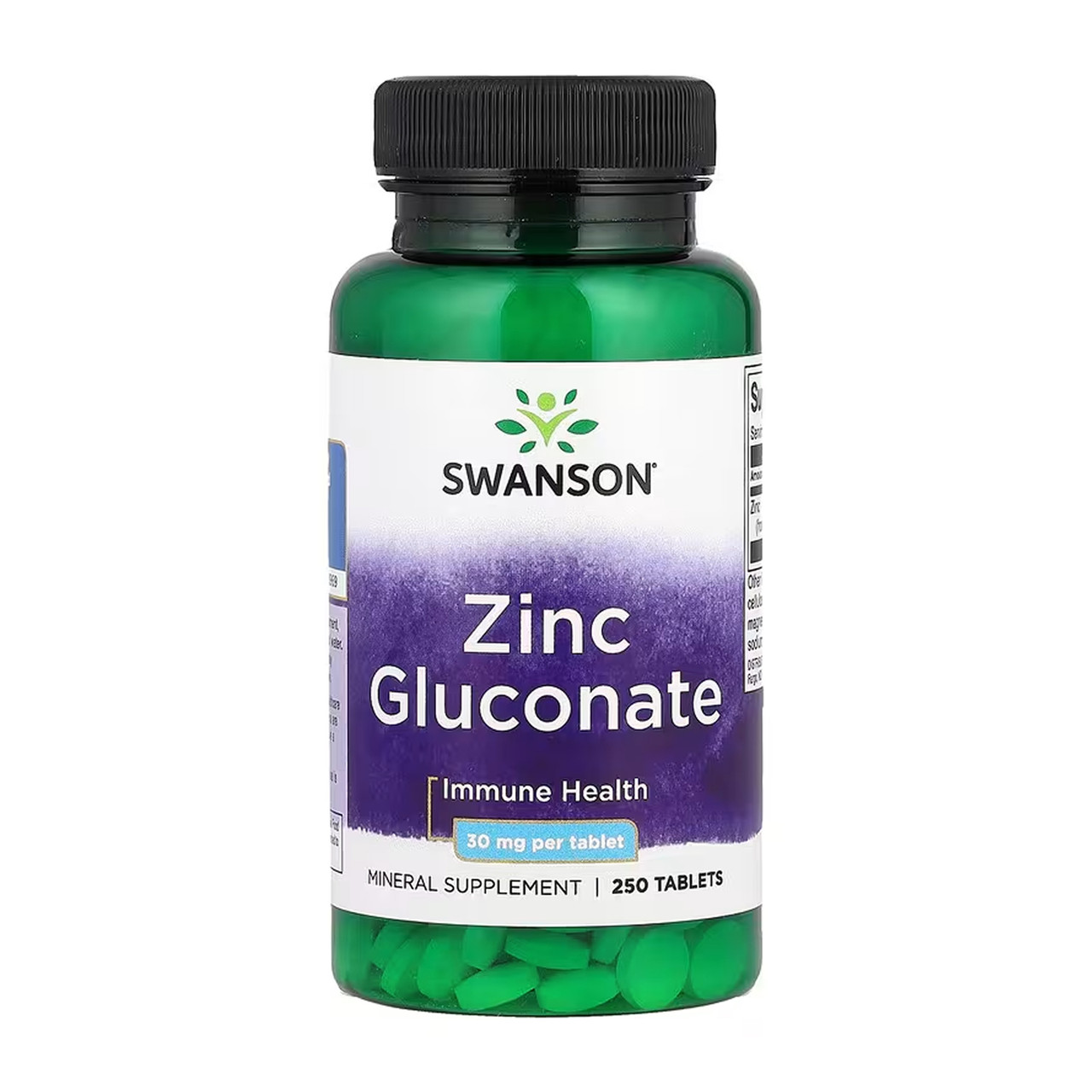 Zinc Gluconate 30 mg - 250 tabs