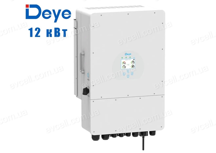 Гібридний інвертор DEYE SUN-12K-SG04LP3-EU 12kW, 3 Фази, 48V, Wi-Fi