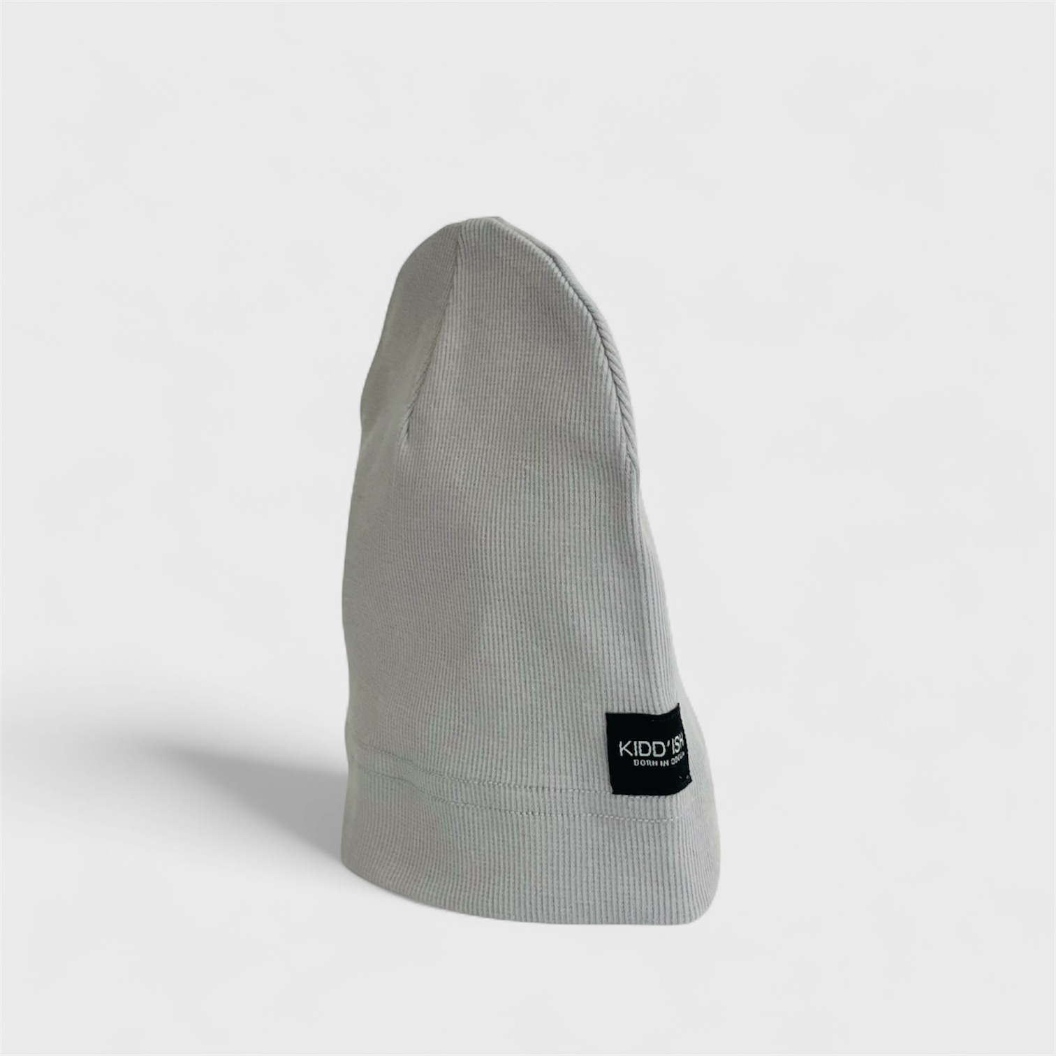 Одношарова шапка світло сіра