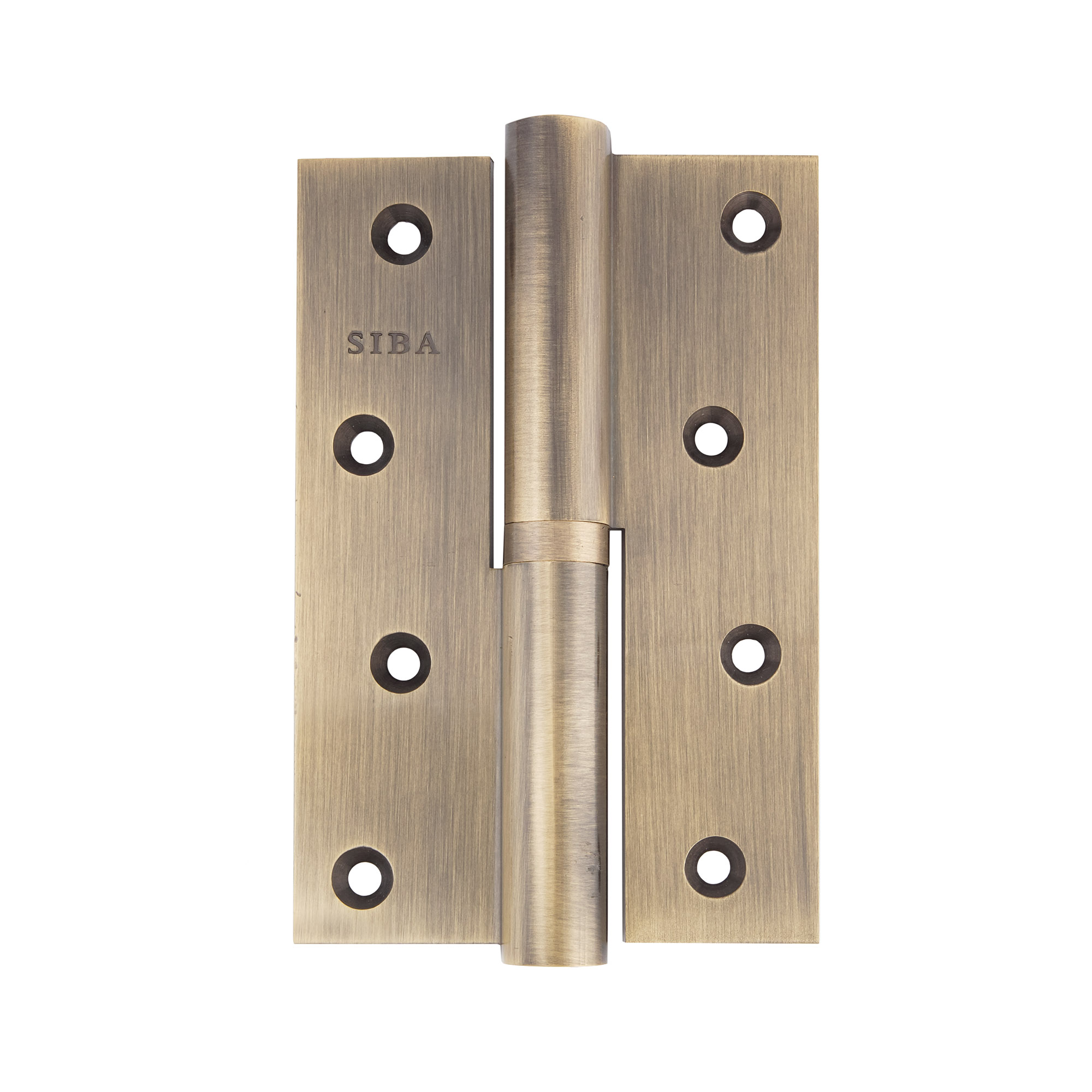 Дверна завіса латунна SIBA 120 мм, посилена, з регулюванням, антична бронза
