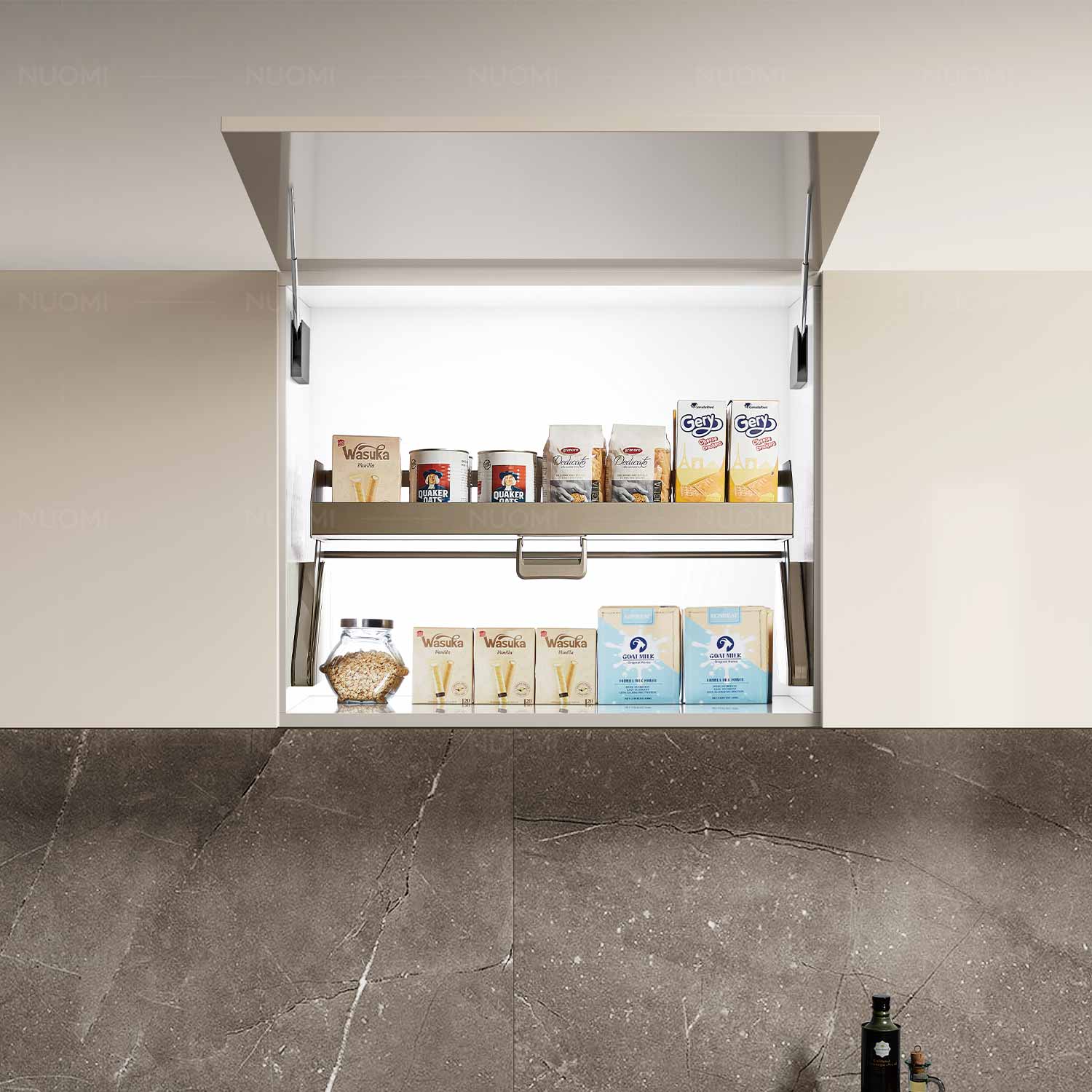 Encanto Series Wall Cupboard System (Single Layer Lifter)