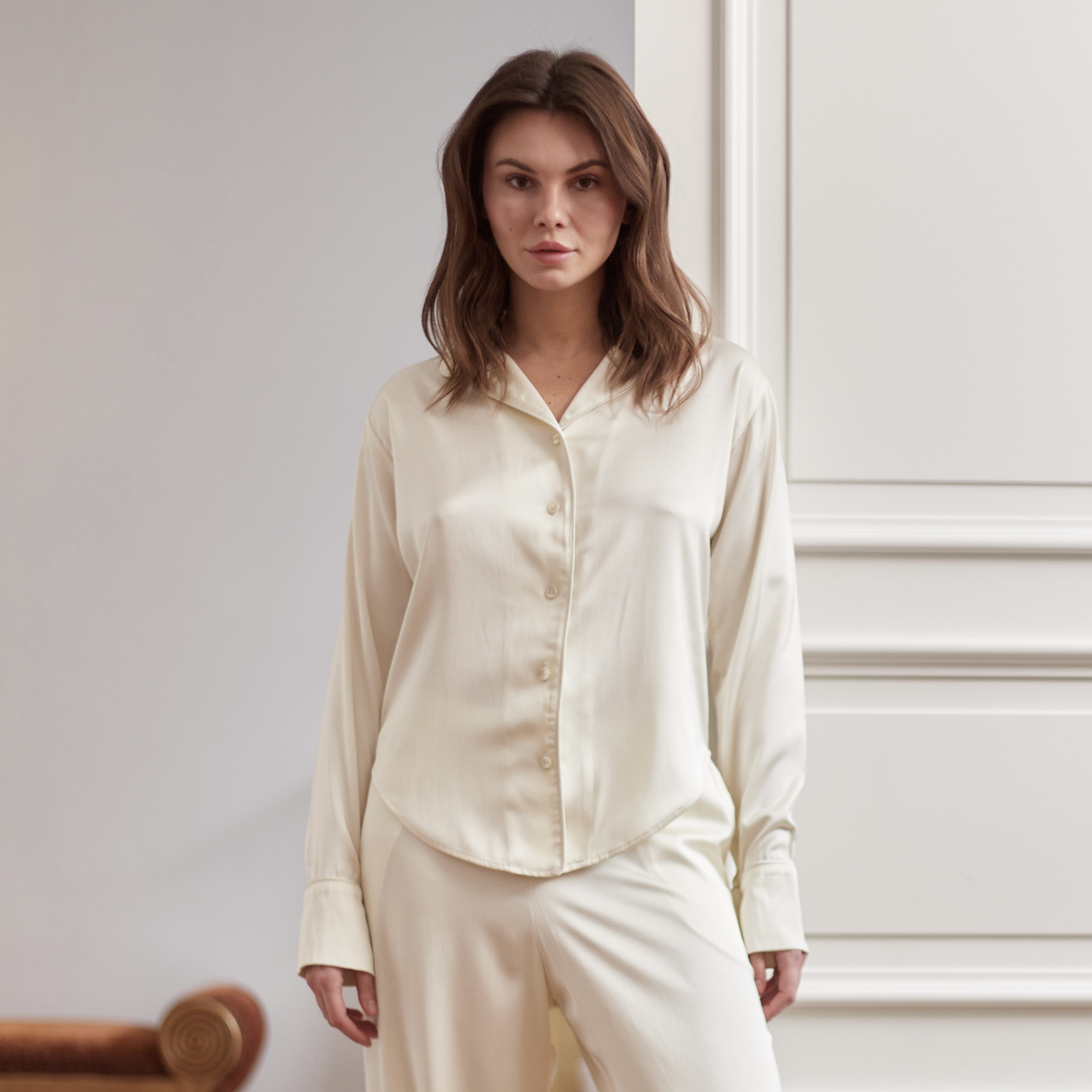 CÉLESTE сорочка молочна