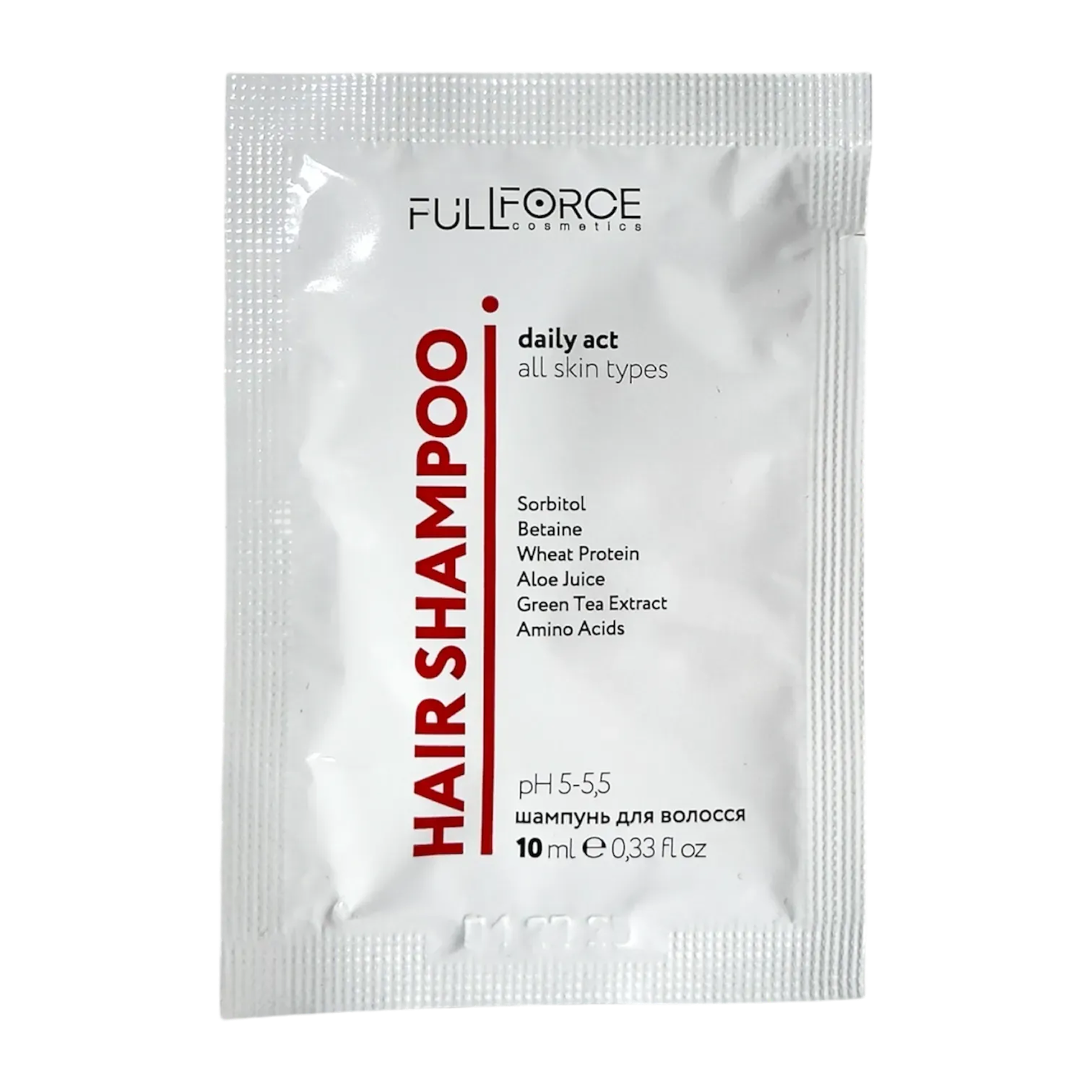 Шампунь для всіх типів шкіри DAILY ACT ALL SKIN TYPES 10мл.