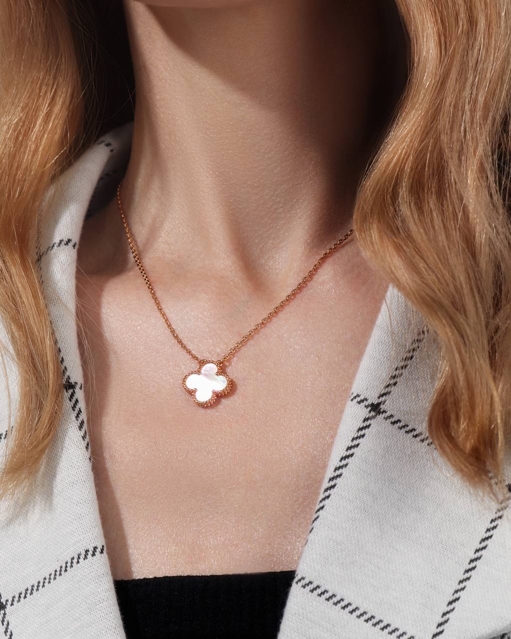 Van Cleef & Arpels Pendant Vintage Alhambra Onyx K18 Yellow Gold