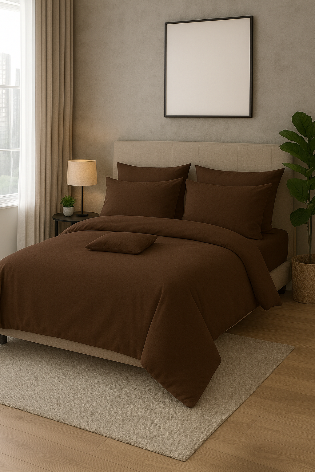 Постільна білизна фланель "Бельгійський шоколад"