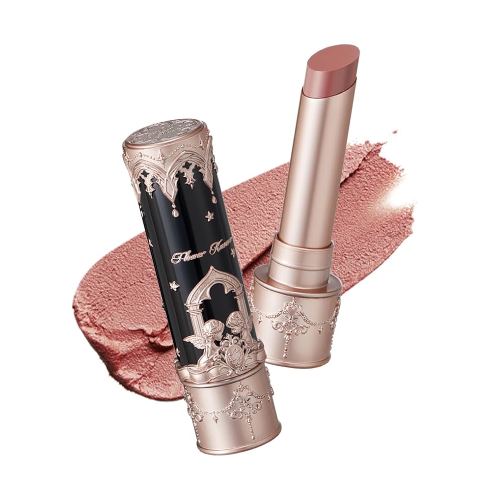 Flower Knows - Black Little Angel Matte Lipstick | Матова помада в пулі #C07 Golden Wheat