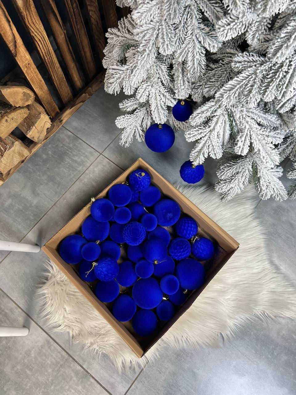 Подарунковий набір «Оксамит» - СИНІЙ 🌎