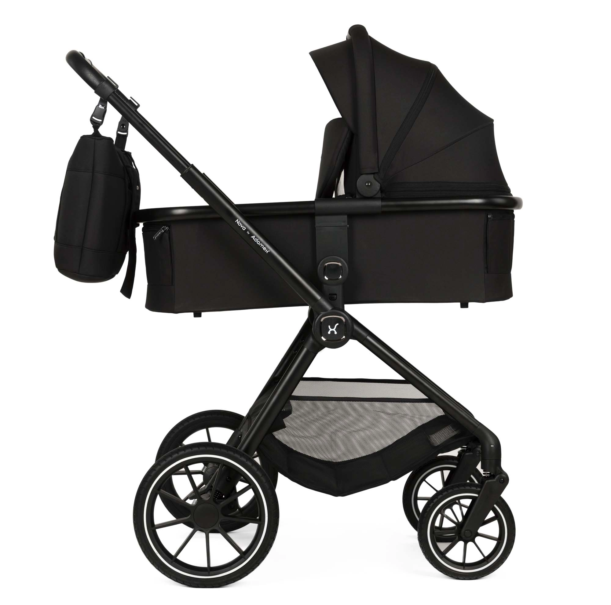 Коляска 2 в 1 Adamex Nova Black