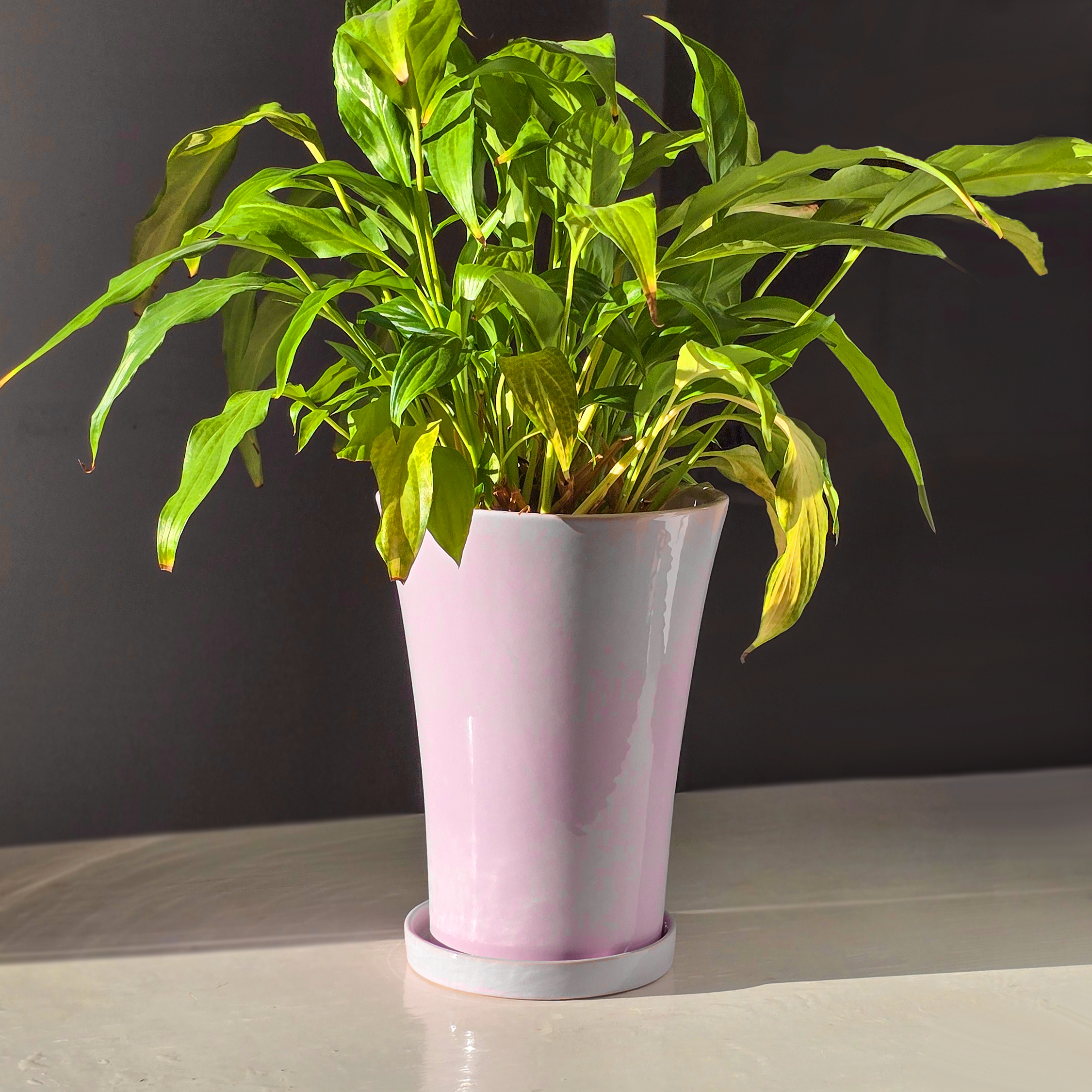 Горщик керамічний Дзвіночок 1,2 л Лавандовий p131