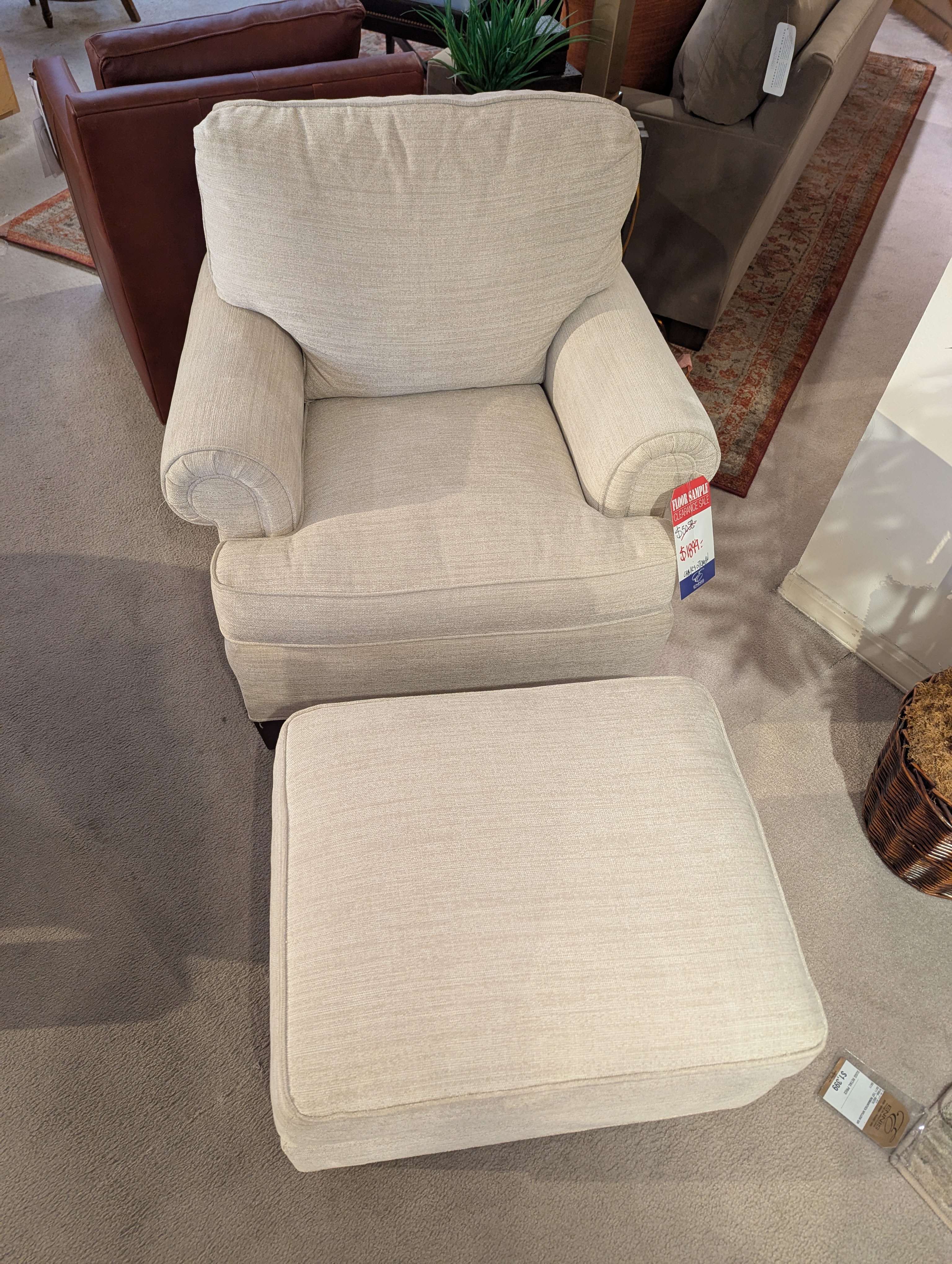 Sherrill 2 Series Chair and Ottoman