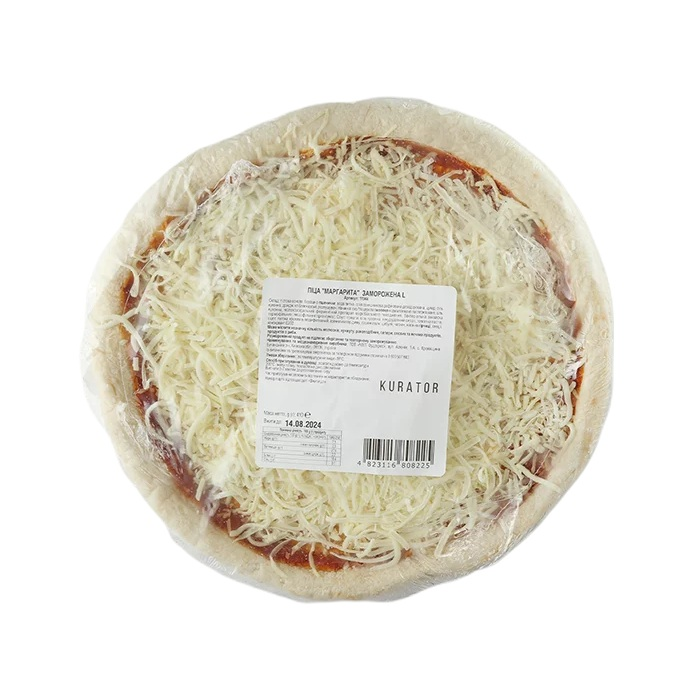 Піца "Маргарита" зам L IQF (пл п/е 0,41 кг, г/я 3,28 кг), Куратор