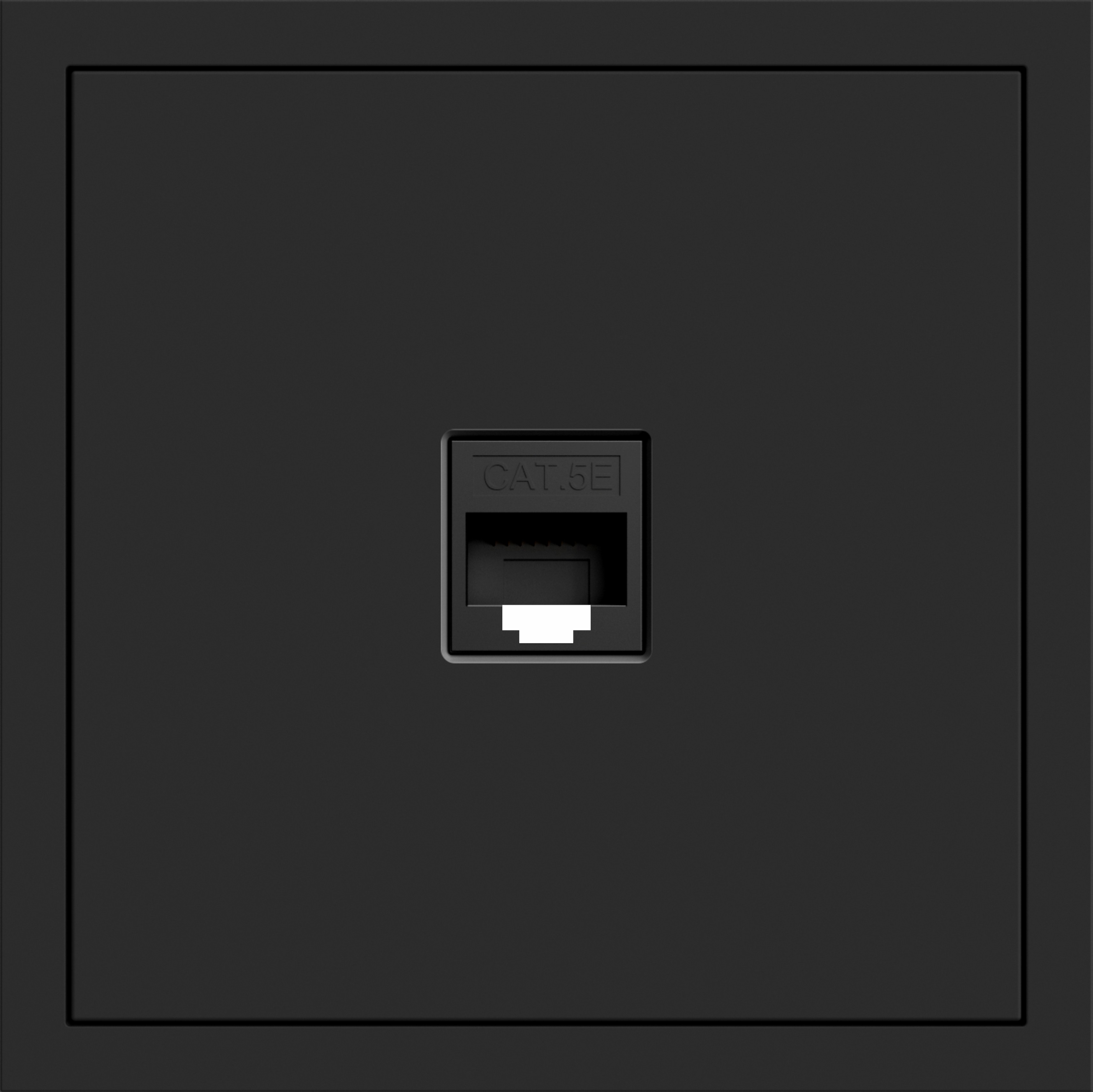 ER151PC-B розетка комп’ютерна, механізм чорний Soft